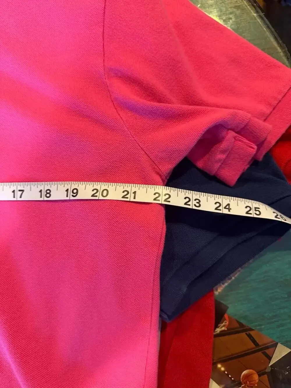 Polo Ralph Lauren Polo Size L Pink Short Sleeve Cotton Pique Shirt